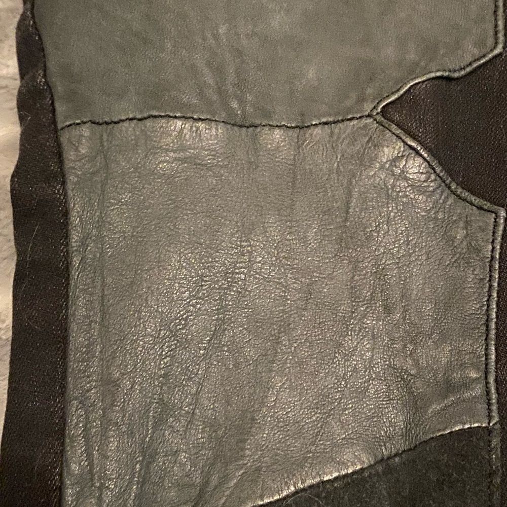 Current/Elliot | Moto black suede jeans, leather knee patches size 29 NWT $650 - Picture 11 of 11